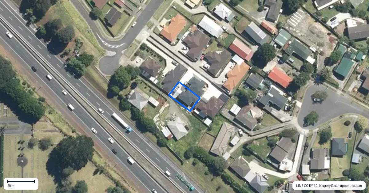 Property context map for 126C Pah Road, Papatoetoe, Auckland