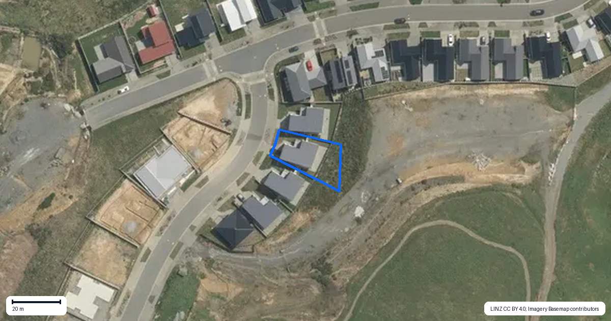 Property context map for 5 Cottonwood Lane, Woodridge, Wellington