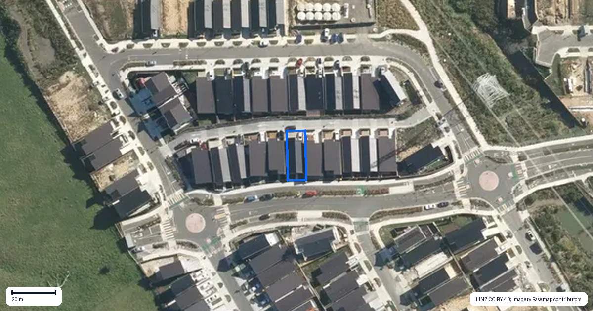 Property context map for 34 Neretva Avenue, Massey, Auckland