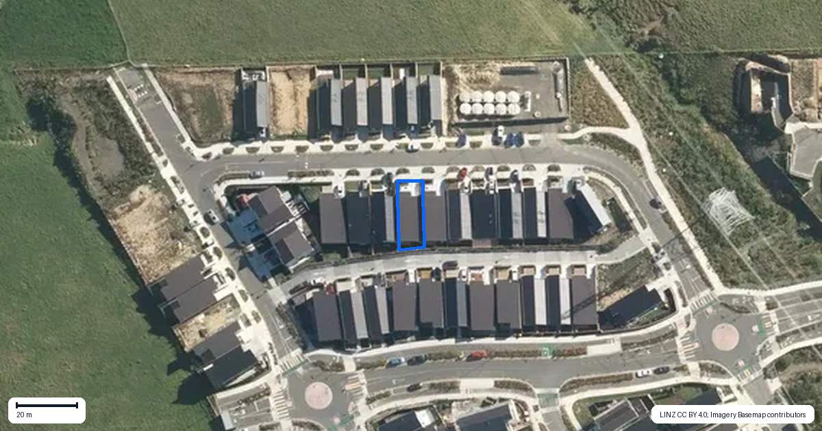 Property context map for 71 Puwha Street, Massey, Auckland