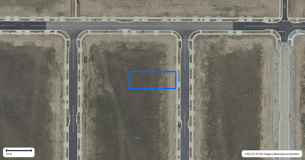 Property context map for 6 Waddell Street, Lake Hawea