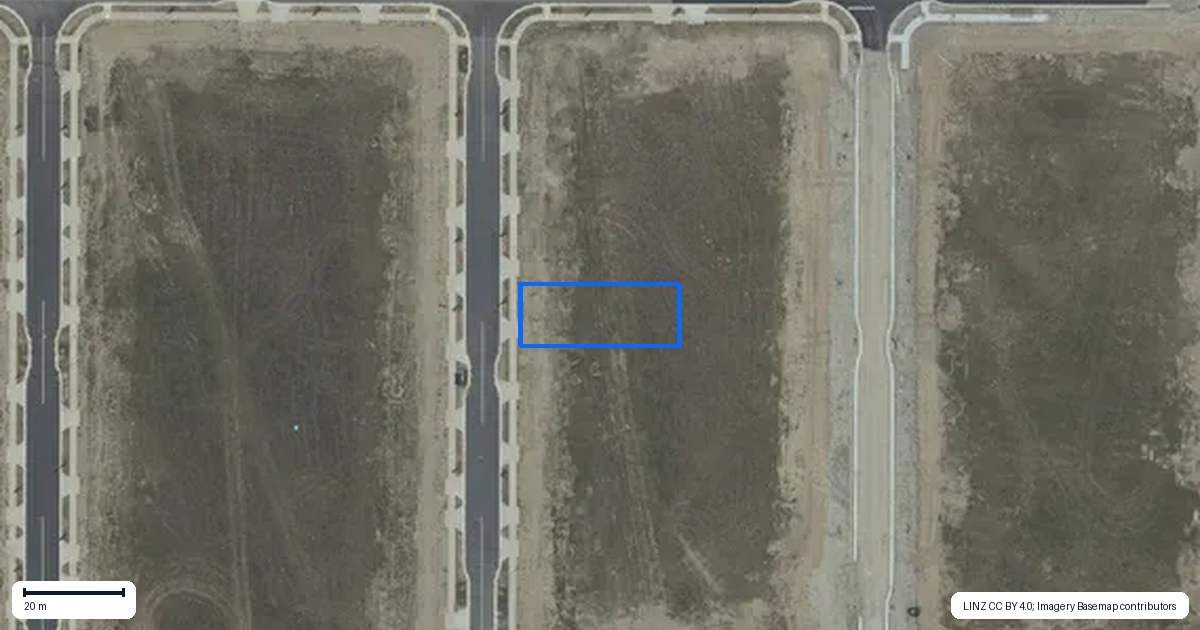 Property context map for 9 Waddell Street, Lake Hawea