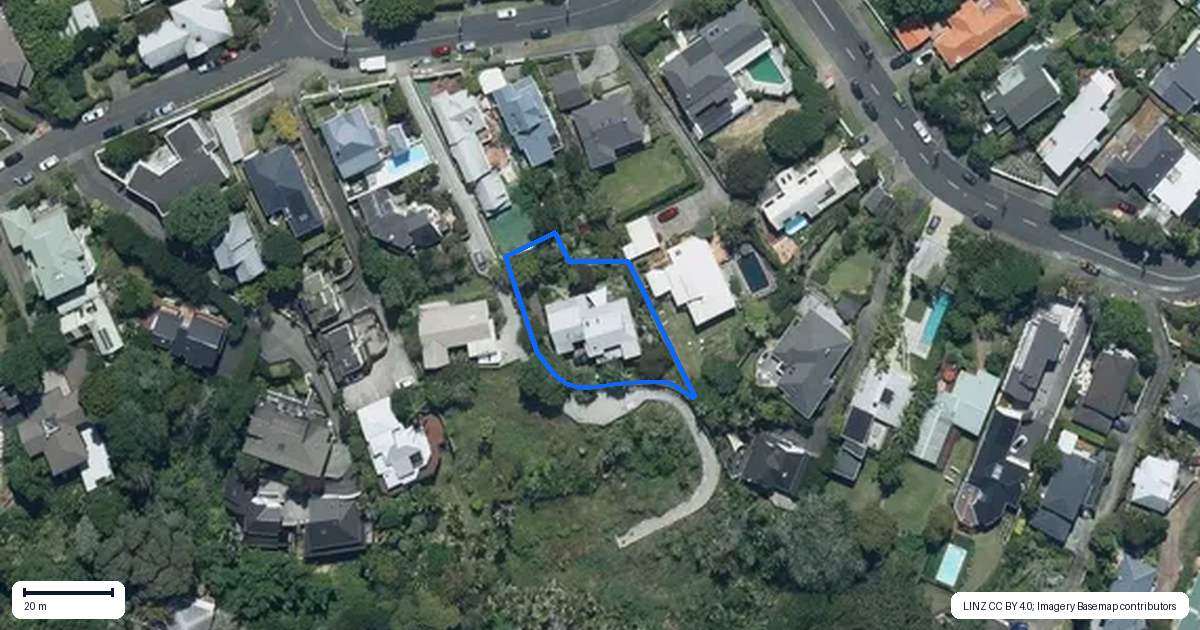 Property context map for 21A Bell Road, Remuera, Auckland