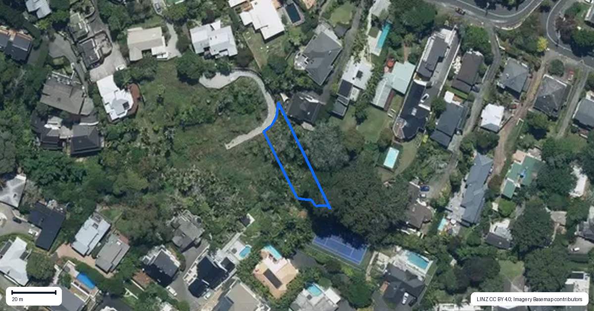 Property context map for 21D Bell Road, Remuera, Auckland