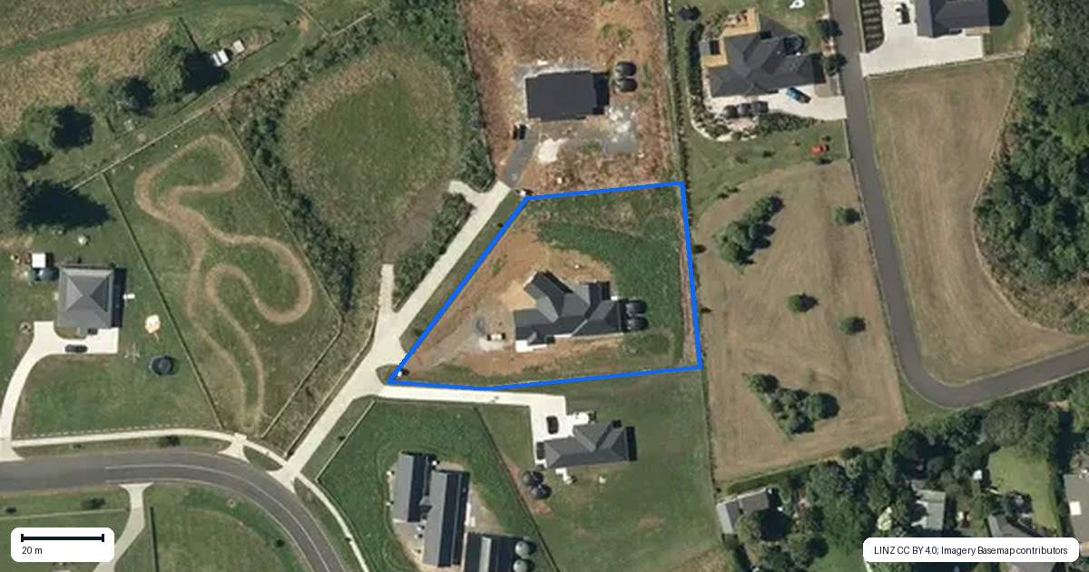 Property context map for 6 Kaipo Heights Drive, Onewhero