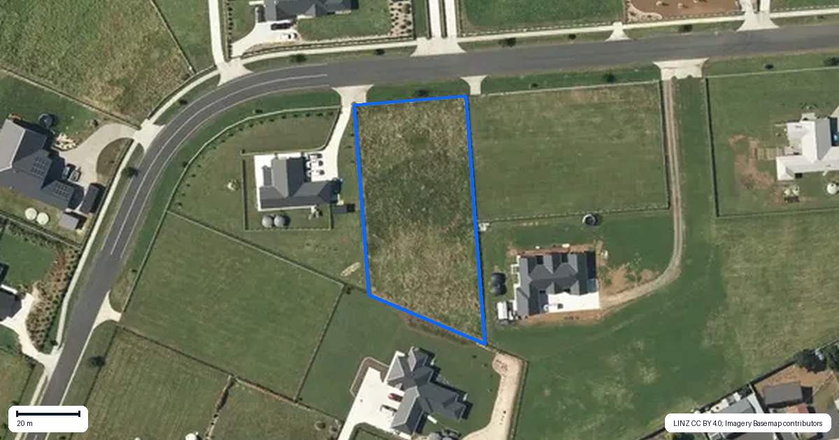 Property context map for 13 Kaipo Heights Drive, Onewhero