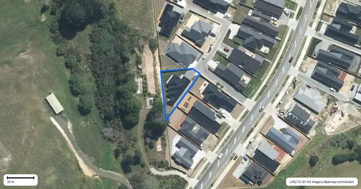 Property context map for 1 Kukupa Lane, Long Bay, Auckland