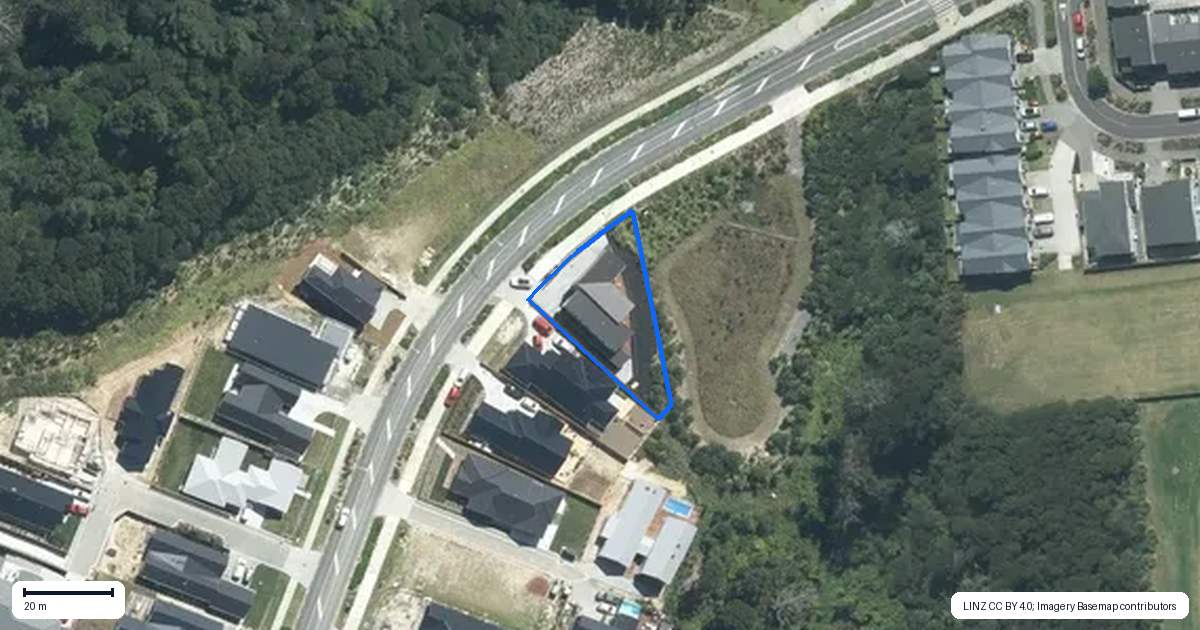 Property context map for 101 Glenvar Ridge Road, Long Bay, Auckland