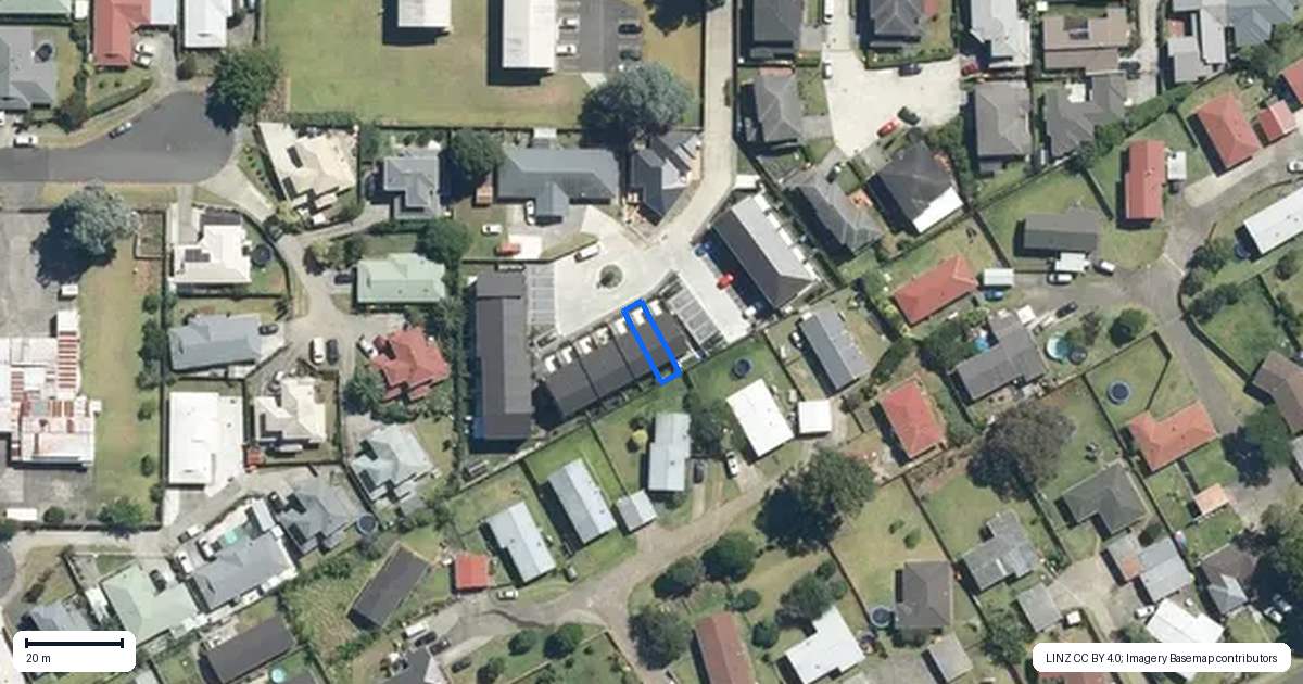 Property context map for 14 Timata Lane, Favona, Auckland