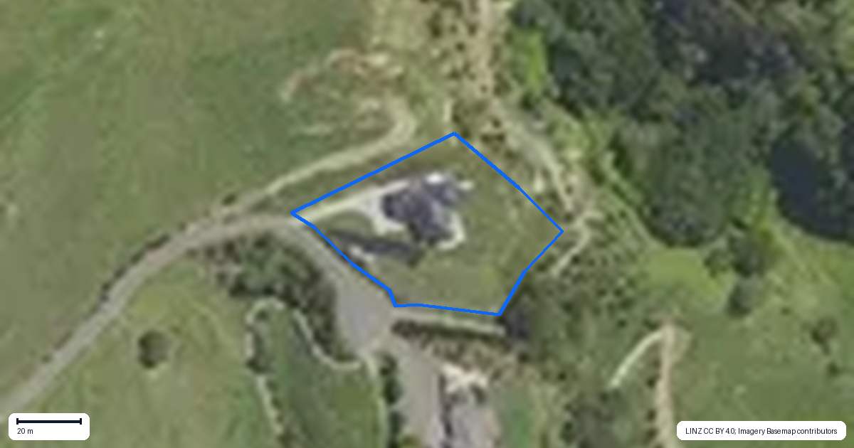 Property context map for 25 Morepork Way, Papamoa