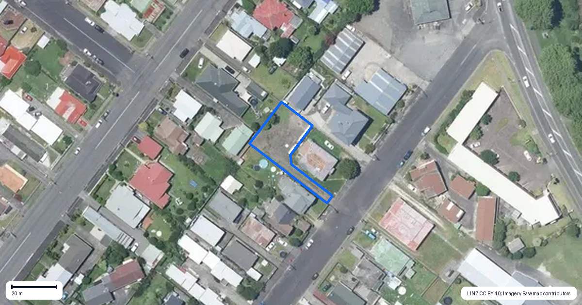 Property context map for 10A Mathieson Street, Whanganui