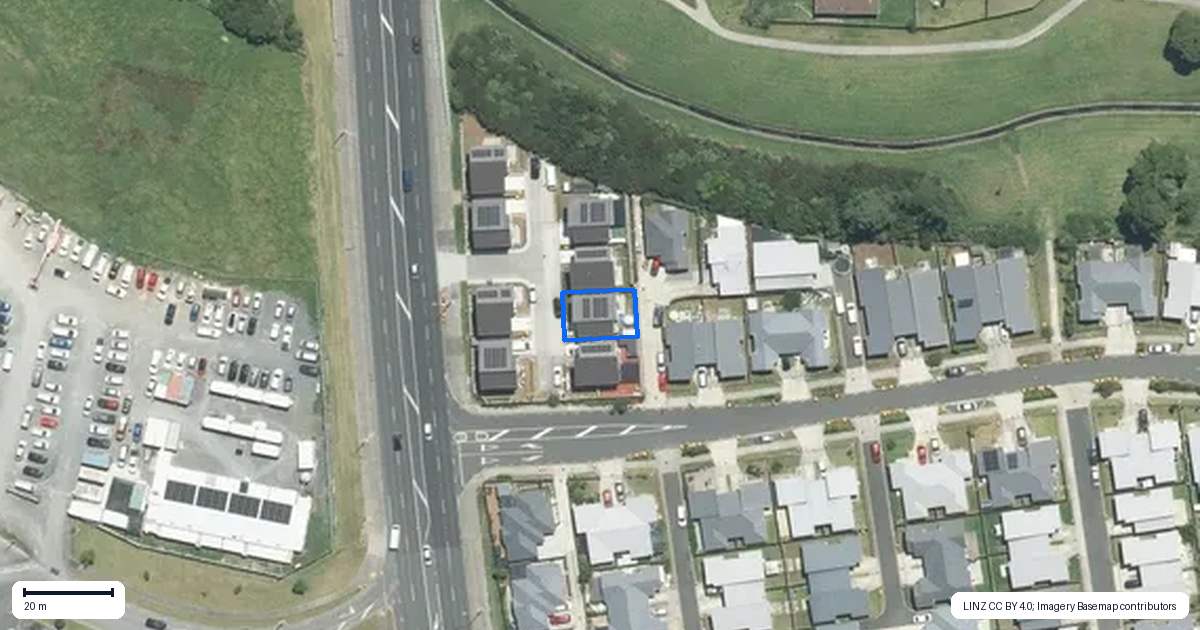 Property context map for 890C Great South Road, Wiri, Auckland