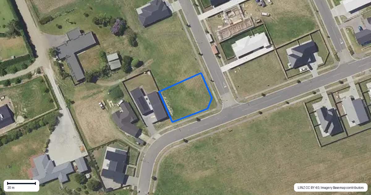 Property context map for 26 Allan Avenue, Lytton West, Gisborne