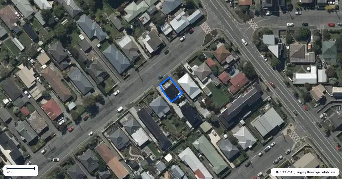Property context map for 50A Leitch Street, Somerfield, Christchurch