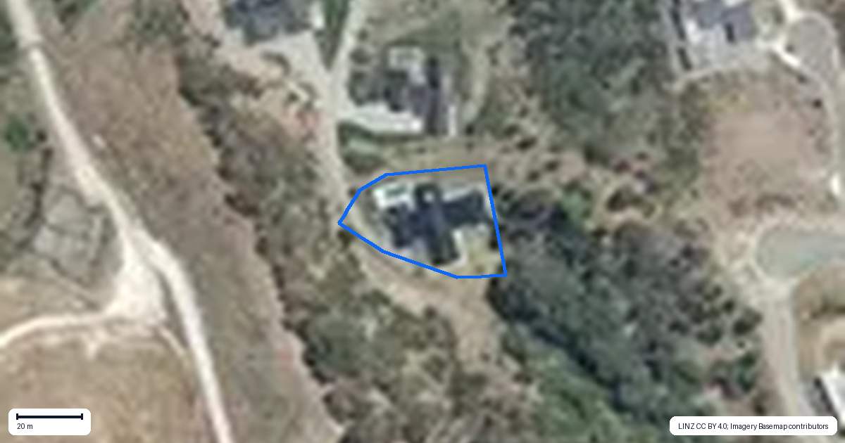 Property context map for 56 Foster Lane, Havelock North