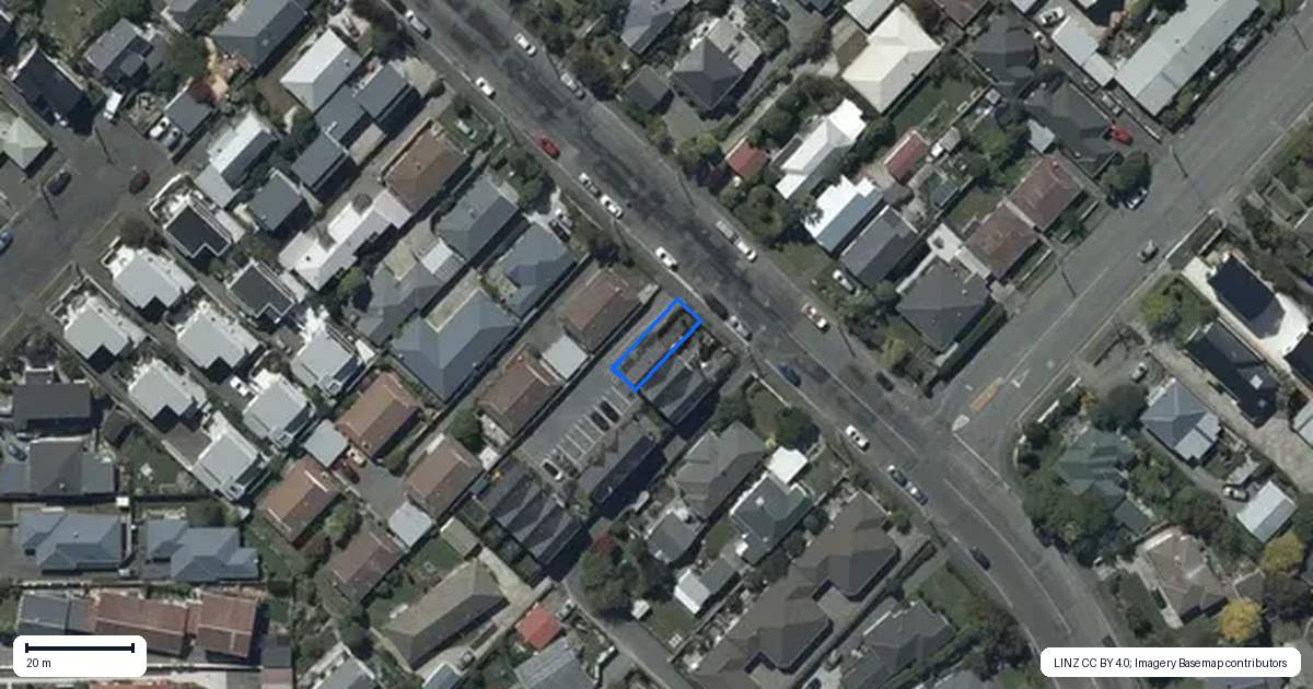 Property context map for 3/144 Southampton Street, Sydenham, Christchurch