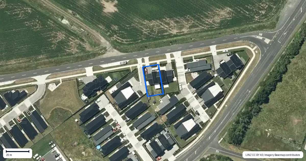 Property context map for 60 Washer Road, Horotiu, Hamilton