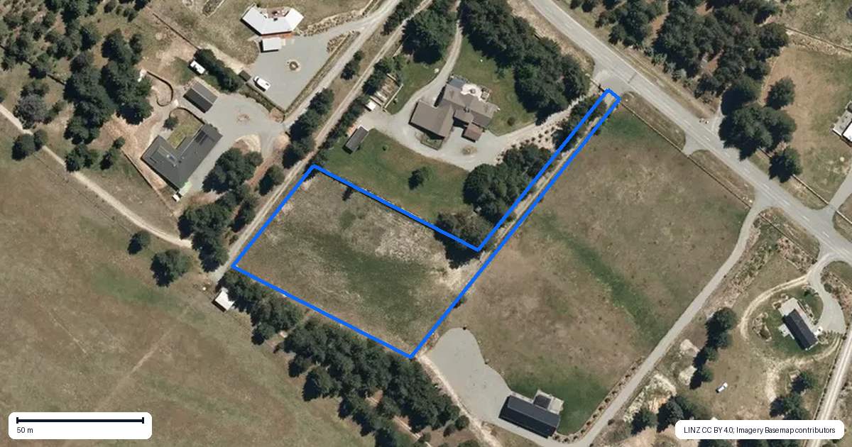 Property context map for 48A North West Arch, Twizel