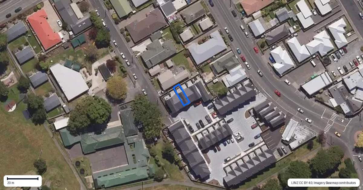 Property context map for 5 Nimon Lane, Caversham, Dunedin