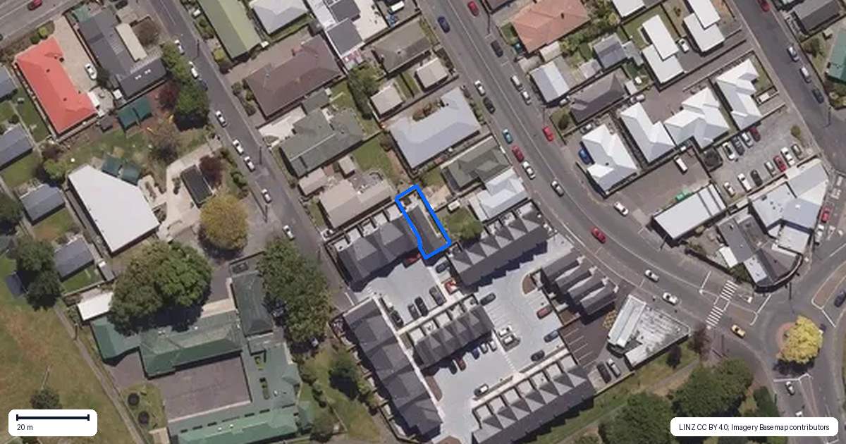 Property context map for 11 Nimon Lane, Caversham, Dunedin