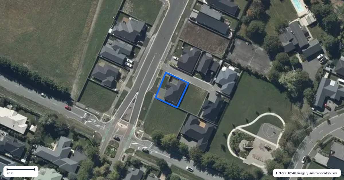 Property context map for 4 Kearns Drive, Halswell, Christchurch