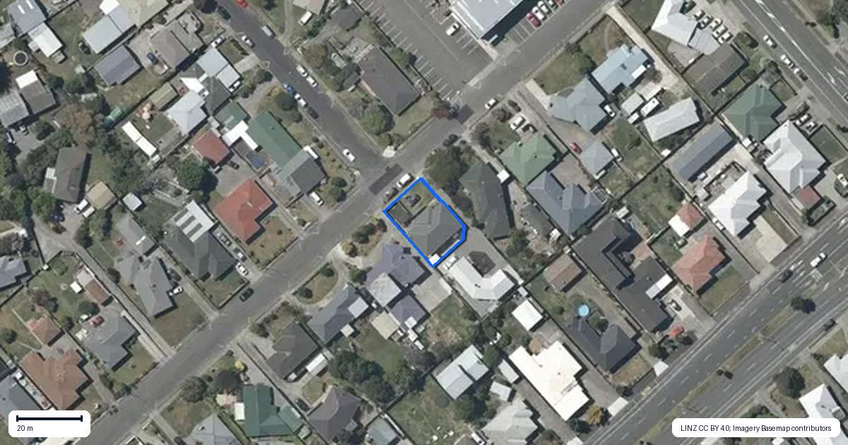 Property context map for 58 Menin Road, Onekawa, Napier