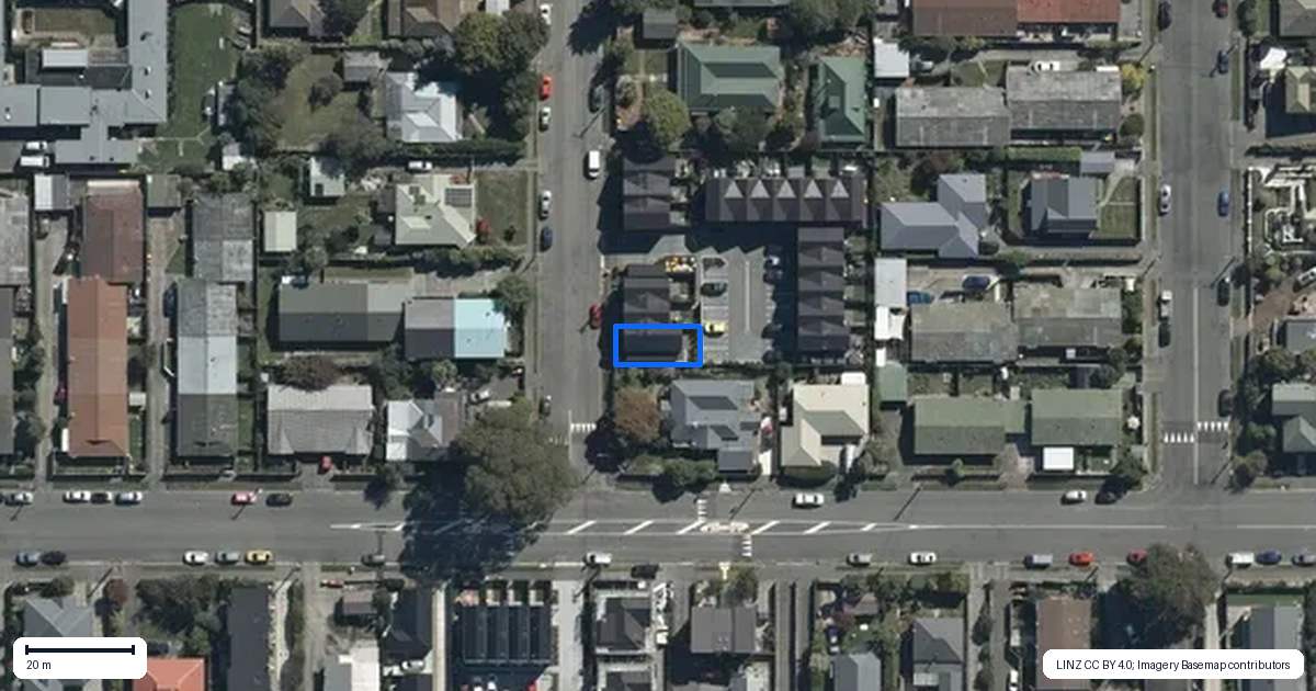 Property context map for 6/6 Trent Street, Linwood, Christchurch