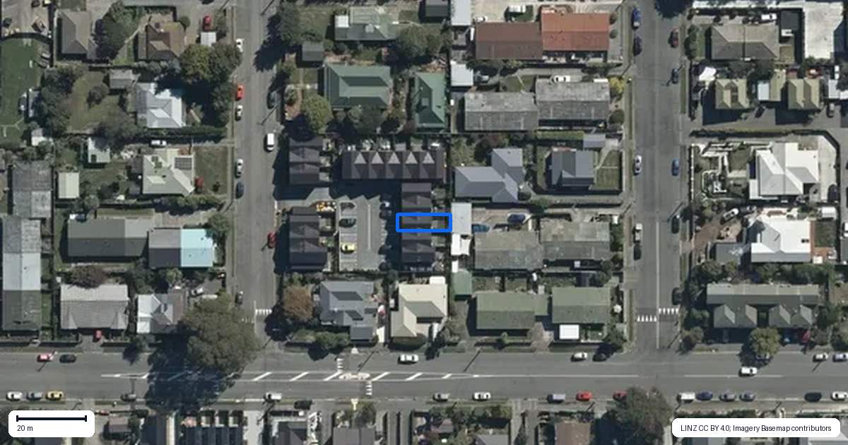 Property context map for 15/6 Trent Street, Linwood, Christchurch