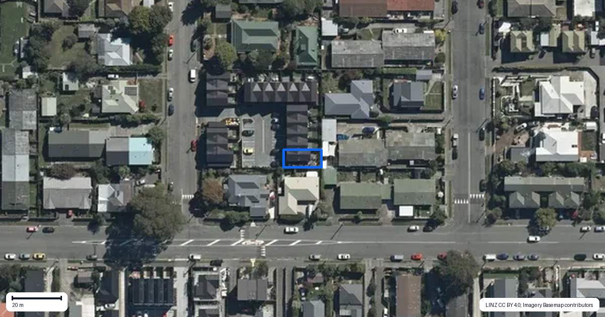 Property context map for 17/6 Trent Street, Linwood, Christchurch