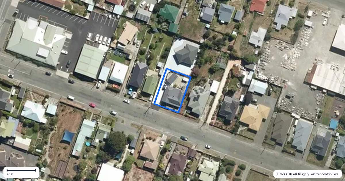Property context map for 24 Trent Street, Oamaru