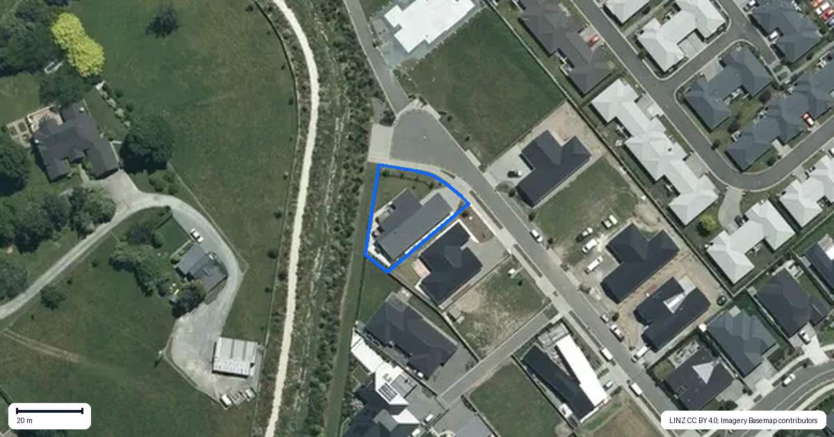 Property context map for 15 Tuia Lane, Richmond