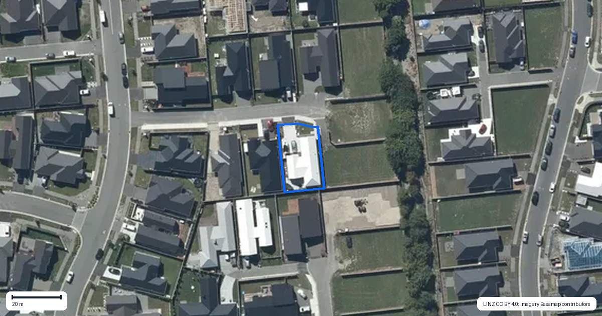 Property context map for 8 Pipipi Lane, Halswell, Christchurch