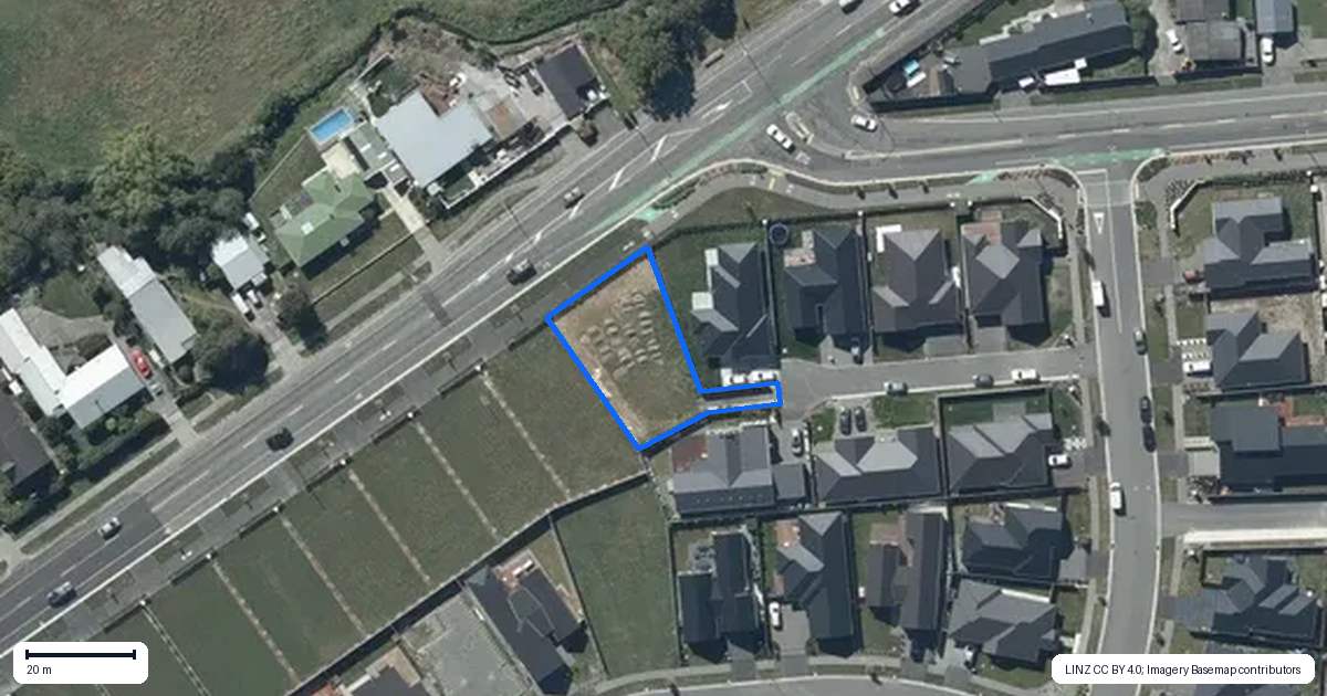 Property context map for 7 Hao Lane, Halswell, Christchurch