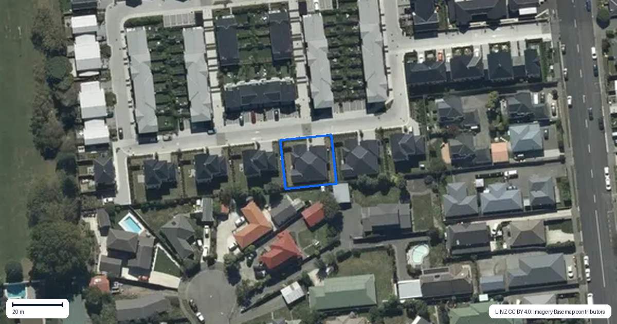 Property context map for 56 Mohua Lane, Upper Riccarton, Christchurch