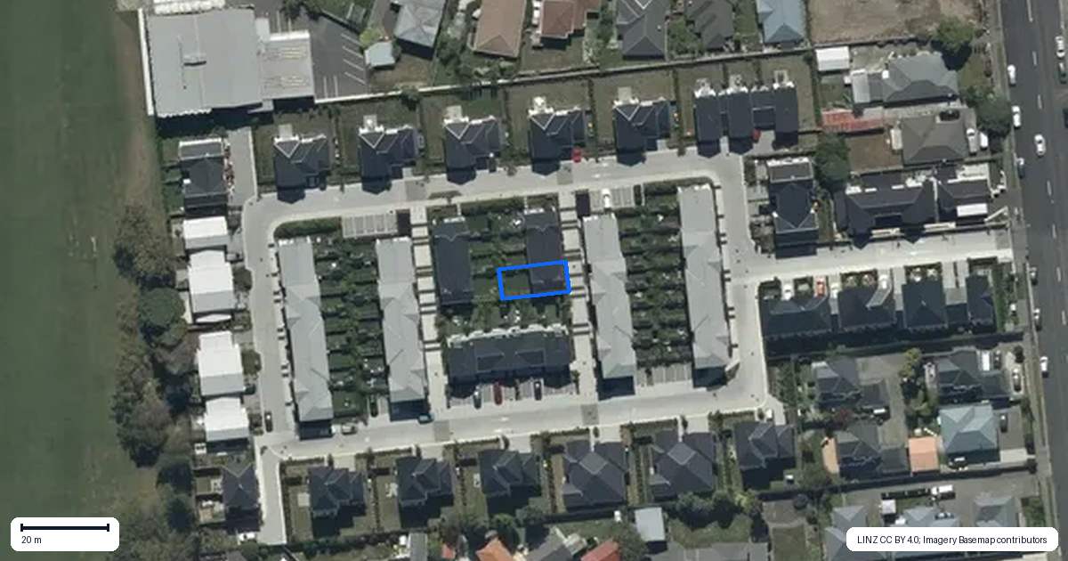 Property context map for 4/37 Mohua Lane, Upper Riccarton, Christchurch