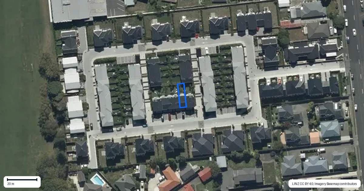 Property context map for 75 Mohua Lane, Upper Riccarton, Christchurch
