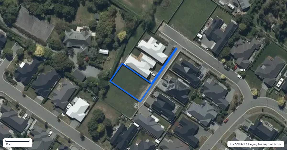 Property context map for 13 Blade Mews, Prebbleton