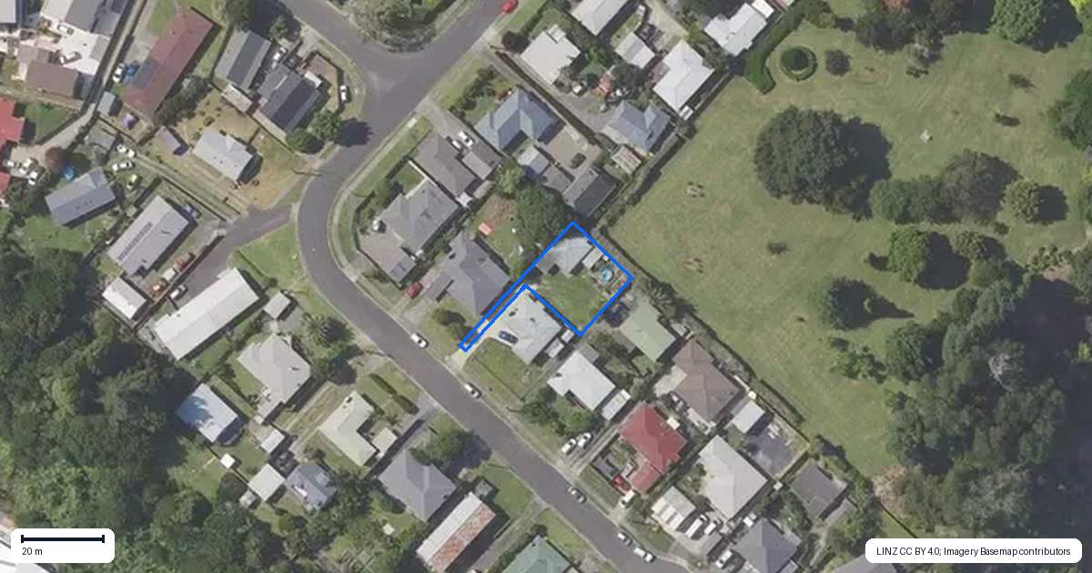 Property context map for 30A Collingwood Street, Judea, Tauranga