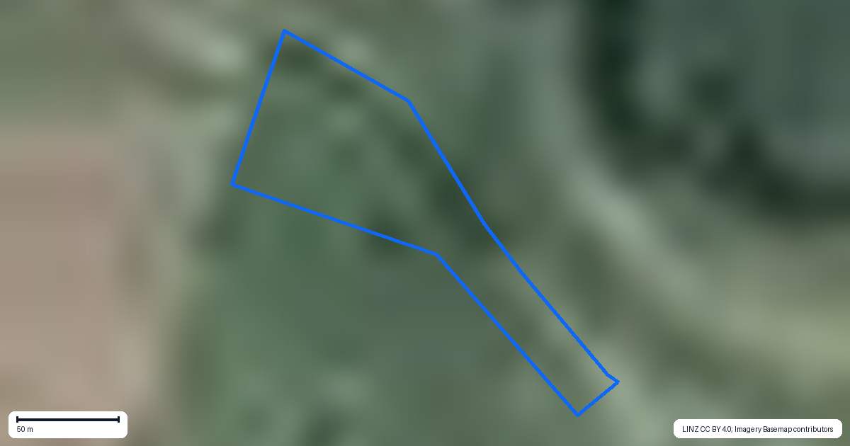 Property context map for 194 Waimanu Road, Pukeatua
