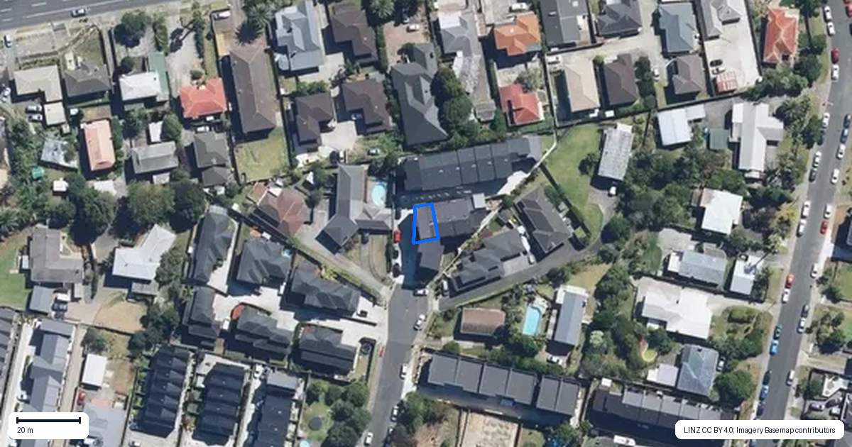 Property context map for 11/8 Bennett Road, Pakuranga, Auckland