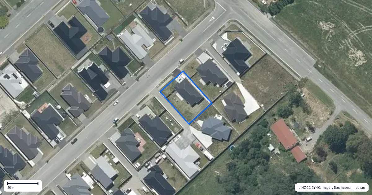 Property context map for 7 Strowan Avenue, Elgin, Ashburton