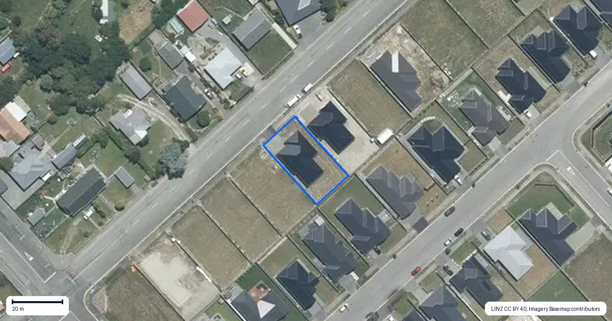 Property context map for 130 Trevors Road, Elgin, Ashburton