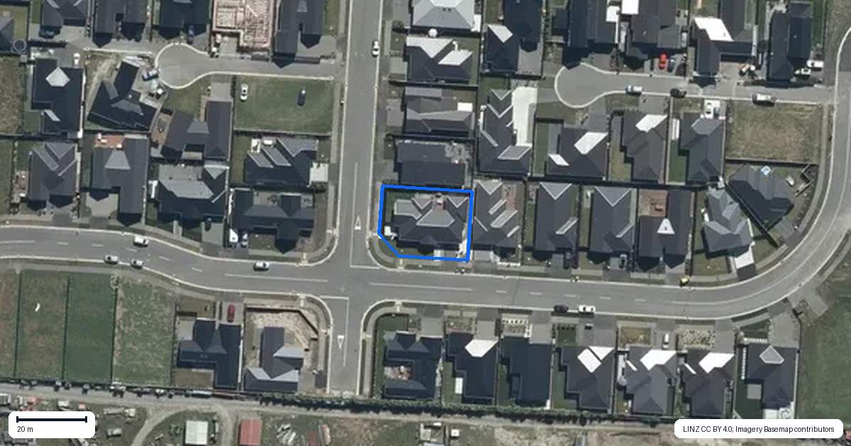 Property context map for 48 Redbrook Road, Casebrook, Christchurch