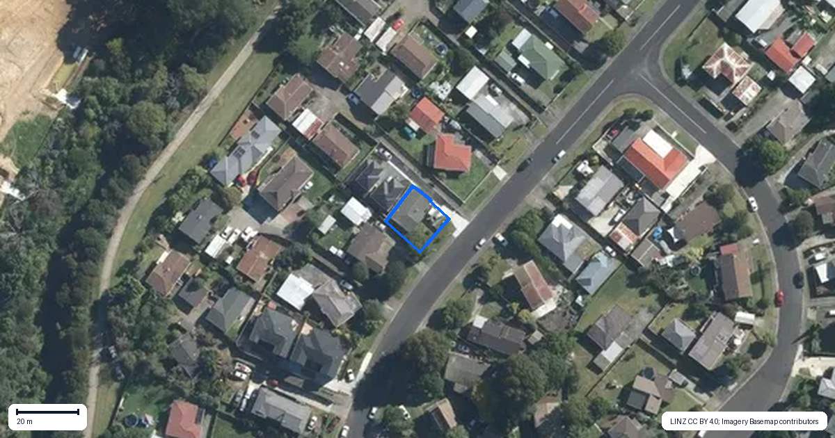 Property context map for 76A Borich Road, Sunnyvale, Auckland