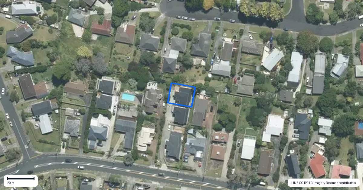 Property context map for 57B Carlisle Road, Torbay, Auckland