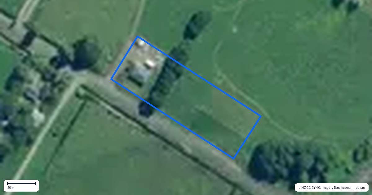 Property context map for 26 Cadman Road, Tirohia, Paeroa