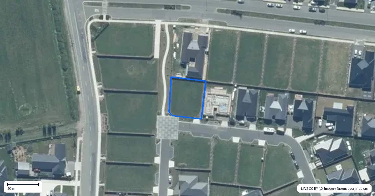 Property context map for 42 McCaw Road, Lincoln