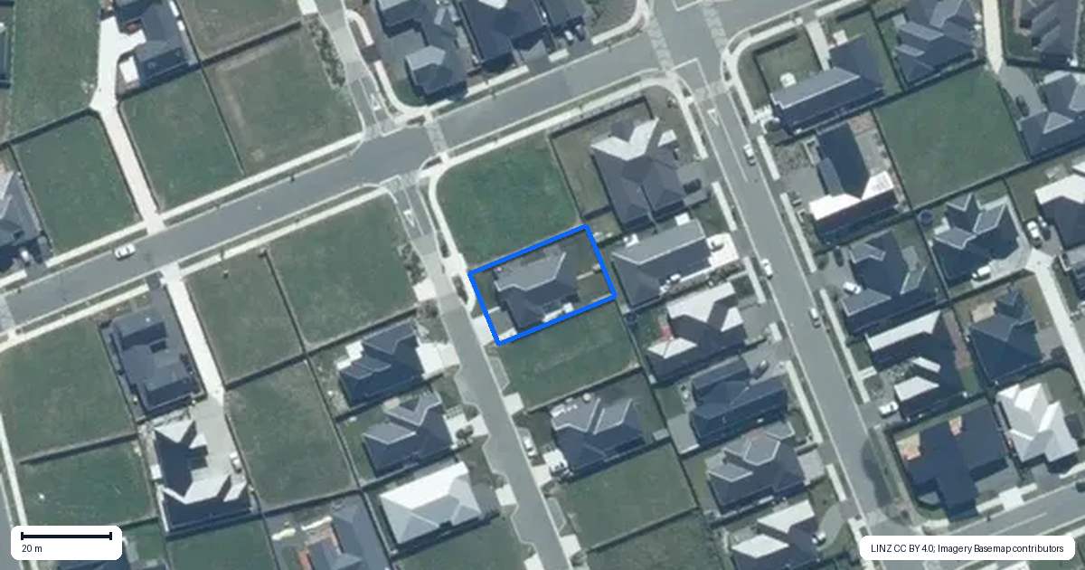 Property context map for 20 McCaw Road, Lincoln