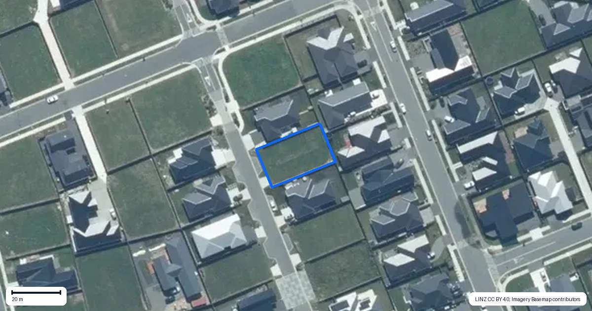 Property context map for 18 McCaw Road, Lincoln