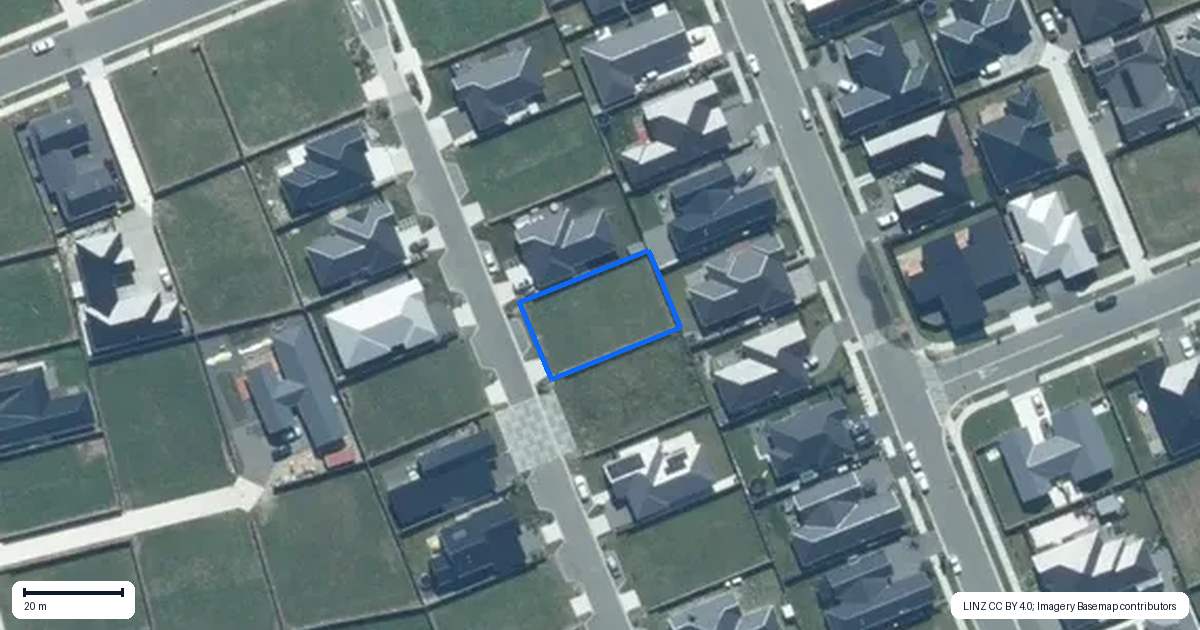 Property context map for 14 McCaw Road, Lincoln